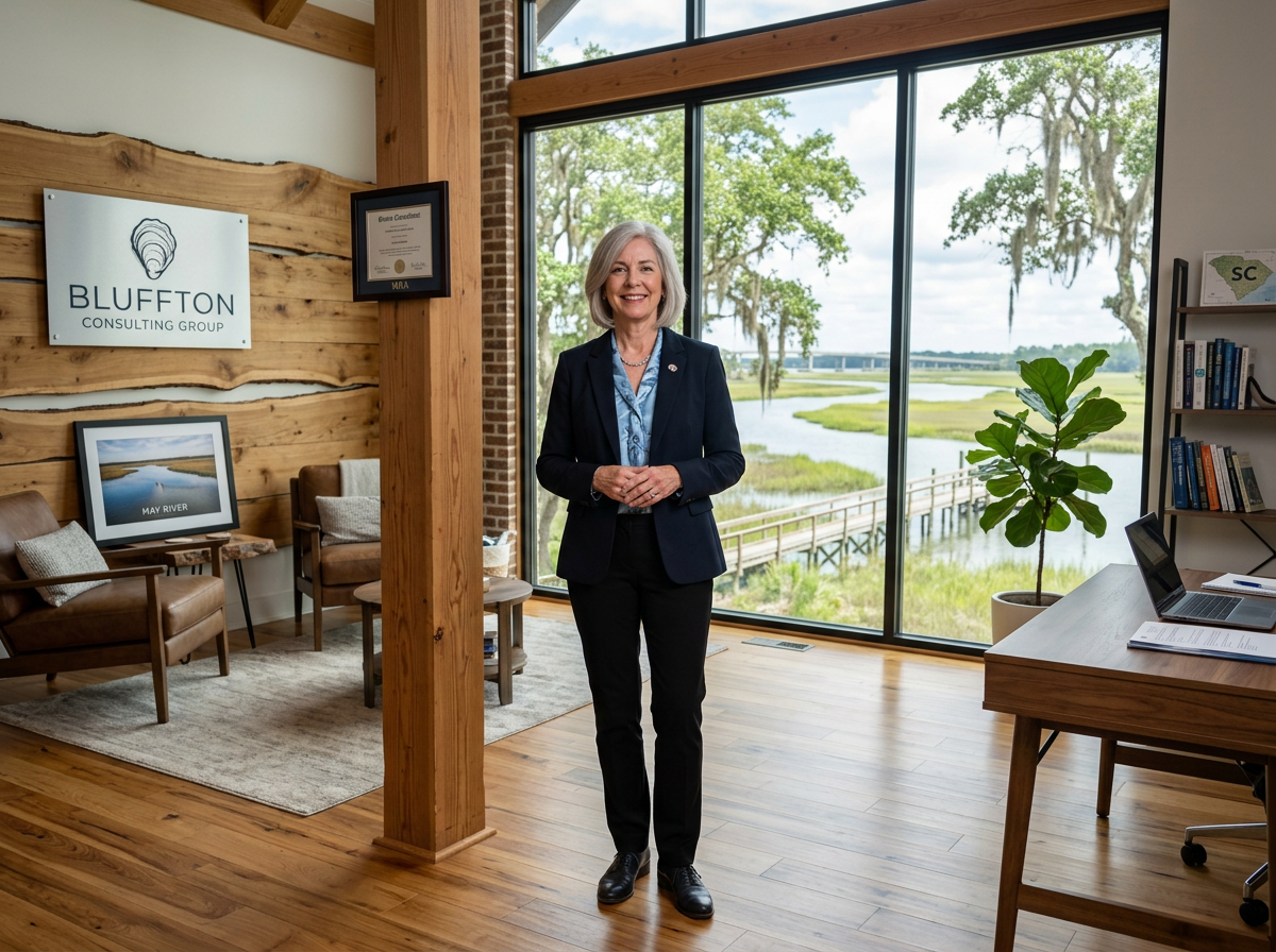Agile Business Services practice founder in Bluffton office